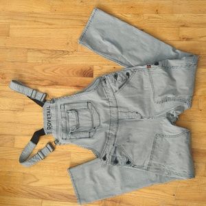 Dovetail Workwear Freshley Overalls in indigo Stripe Denim size 8 - 30